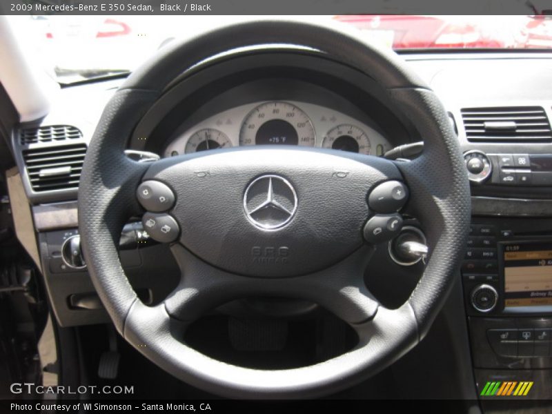 Black / Black 2009 Mercedes-Benz E 350 Sedan