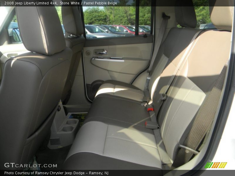 Stone White / Pastel Pebble Beige 2008 Jeep Liberty Limited 4x4