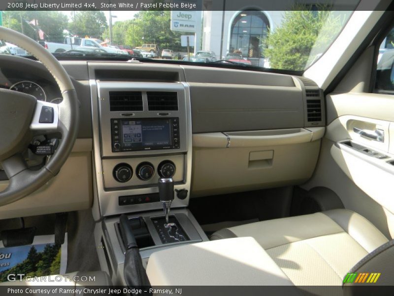 Stone White / Pastel Pebble Beige 2008 Jeep Liberty Limited 4x4