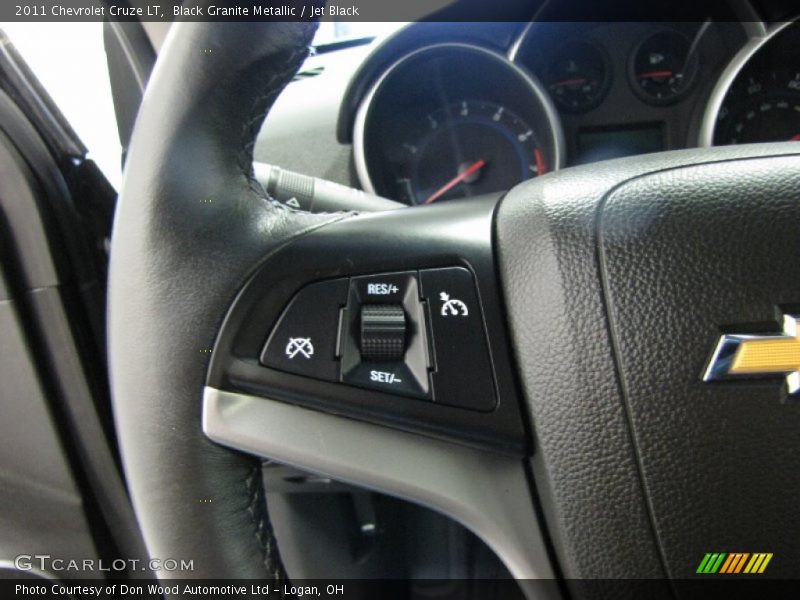 Black Granite Metallic / Jet Black 2011 Chevrolet Cruze LT