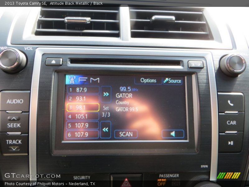 Attitude Black Metallic / Black 2013 Toyota Camry SE