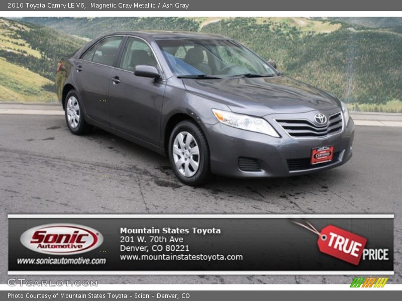 Magnetic Gray Metallic / Ash Gray 2010 Toyota Camry LE V6