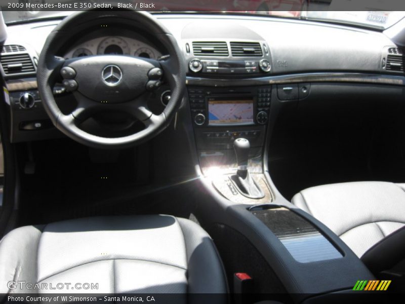 Black / Black 2009 Mercedes-Benz E 350 Sedan