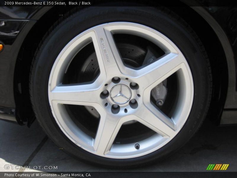 Black / Black 2009 Mercedes-Benz E 350 Sedan