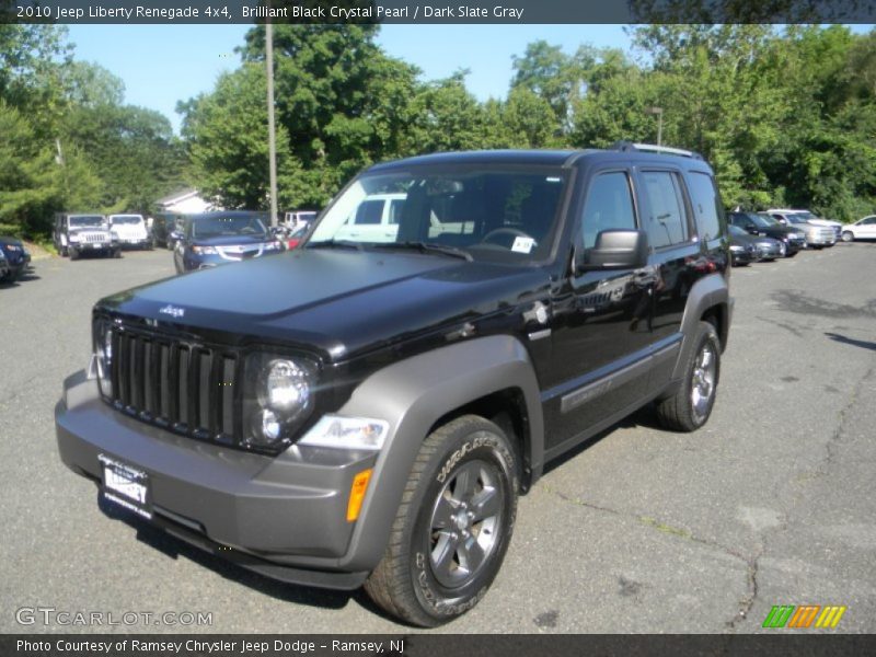 Brilliant Black Crystal Pearl / Dark Slate Gray 2010 Jeep Liberty Renegade 4x4