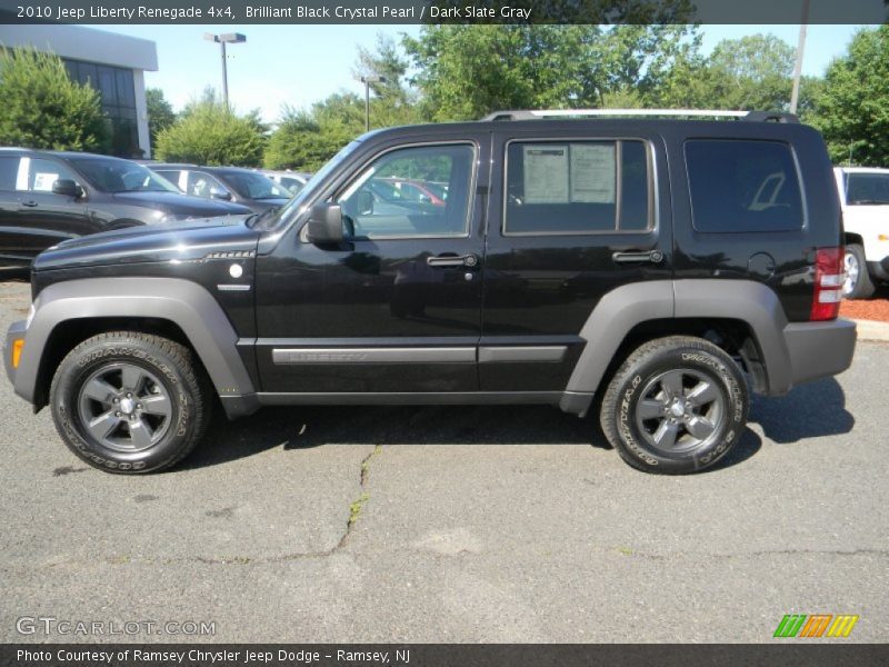 Brilliant Black Crystal Pearl / Dark Slate Gray 2010 Jeep Liberty Renegade 4x4