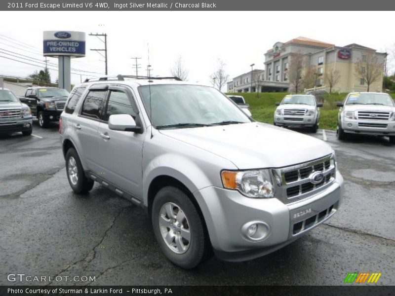 Ingot Silver Metallic / Charcoal Black 2011 Ford Escape Limited V6 4WD