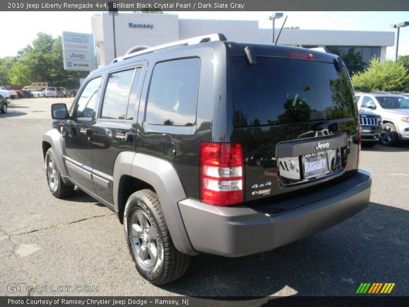 Brilliant Black Crystal Pearl / Dark Slate Gray 2010 Jeep Liberty Renegade 4x4