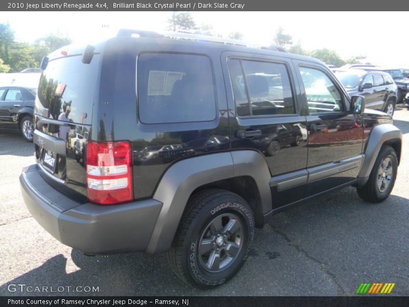 Brilliant Black Crystal Pearl / Dark Slate Gray 2010 Jeep Liberty Renegade 4x4