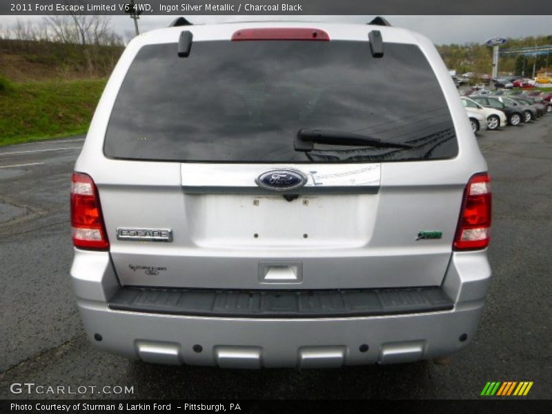 Ingot Silver Metallic / Charcoal Black 2011 Ford Escape Limited V6 4WD