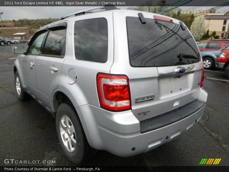 Ingot Silver Metallic / Charcoal Black 2011 Ford Escape Limited V6 4WD