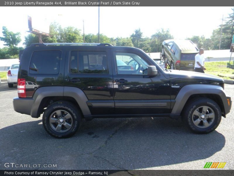 Brilliant Black Crystal Pearl / Dark Slate Gray 2010 Jeep Liberty Renegade 4x4