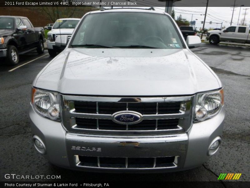 Ingot Silver Metallic / Charcoal Black 2011 Ford Escape Limited V6 4WD