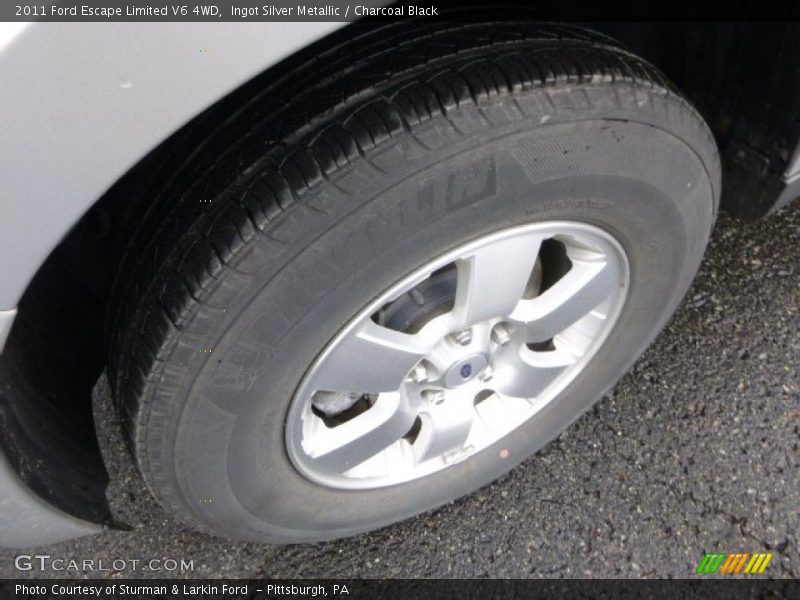 Ingot Silver Metallic / Charcoal Black 2011 Ford Escape Limited V6 4WD