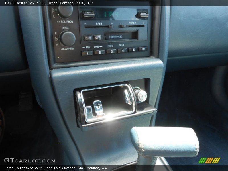 White Diamond Pearl / Blue 1993 Cadillac Seville STS