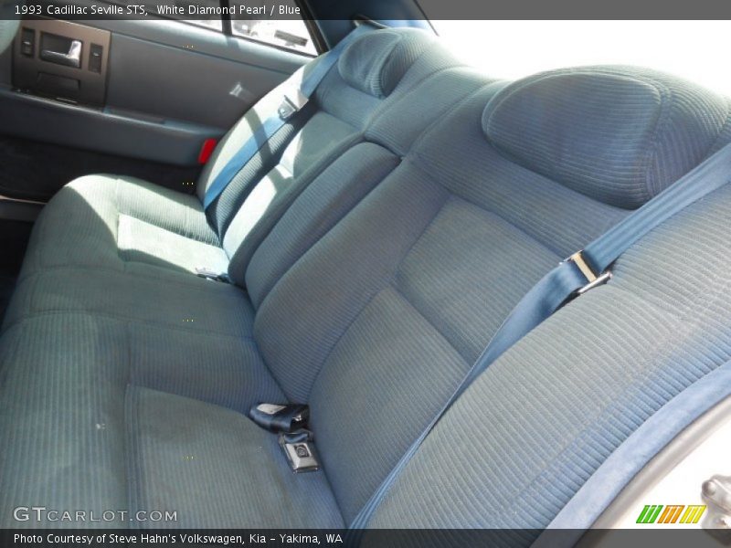White Diamond Pearl / Blue 1993 Cadillac Seville STS