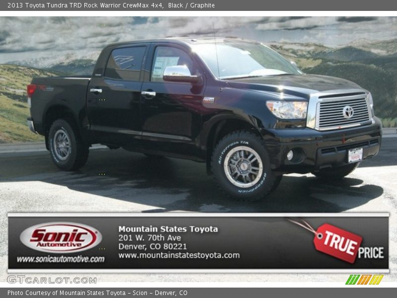 Black / Graphite 2013 Toyota Tundra TRD Rock Warrior CrewMax 4x4