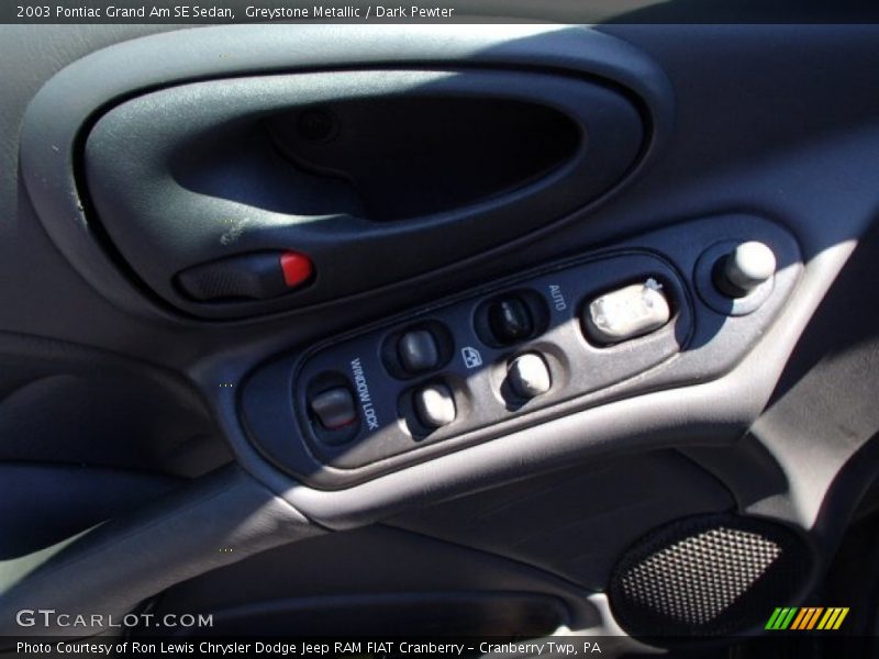 Greystone Metallic / Dark Pewter 2003 Pontiac Grand Am SE Sedan