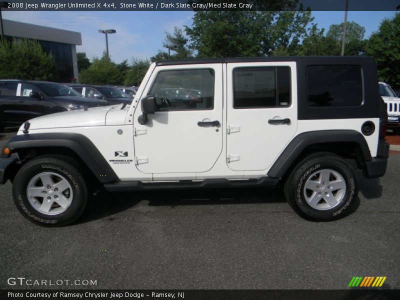  2008 Wrangler Unlimited X 4x4 Stone White
