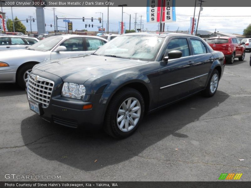 Steel Blue Metallic / Dark Slate Gray 2008 Chrysler 300 LX