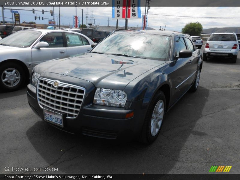 Steel Blue Metallic / Dark Slate Gray 2008 Chrysler 300 LX