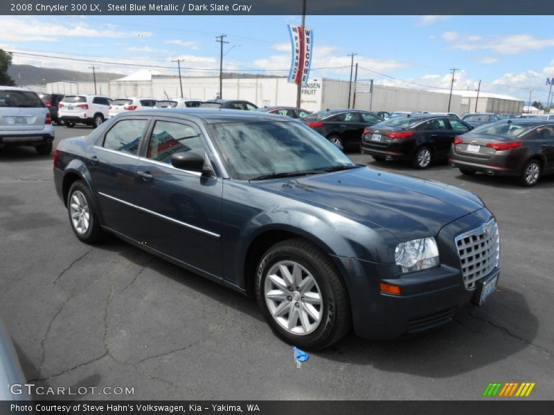 Steel Blue Metallic / Dark Slate Gray 2008 Chrysler 300 LX