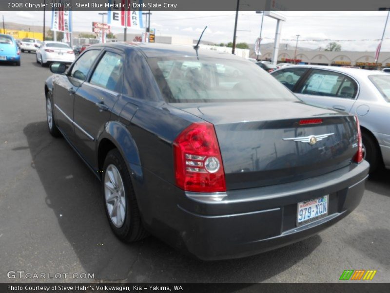 Steel Blue Metallic / Dark Slate Gray 2008 Chrysler 300 LX