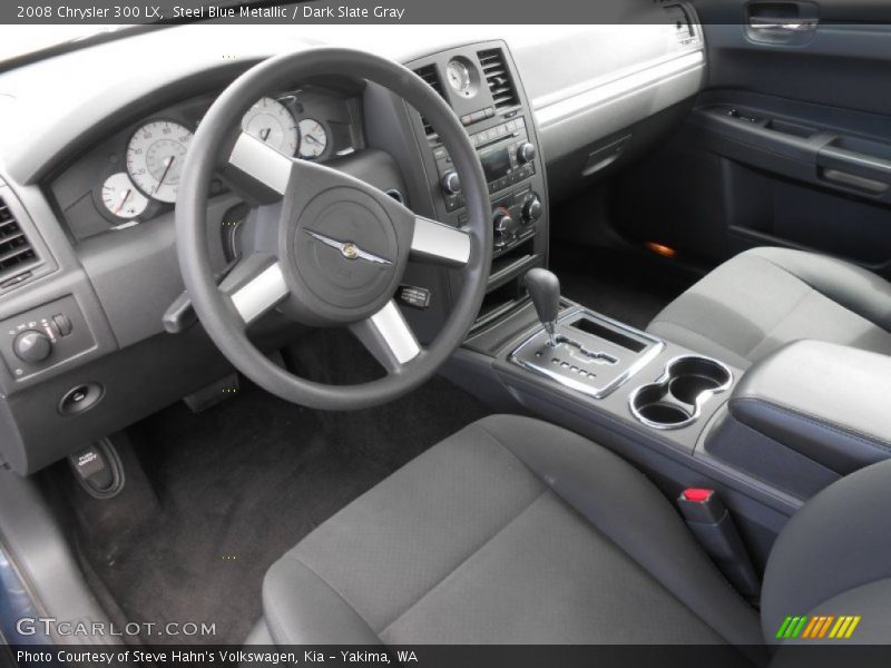 Steel Blue Metallic / Dark Slate Gray 2008 Chrysler 300 LX