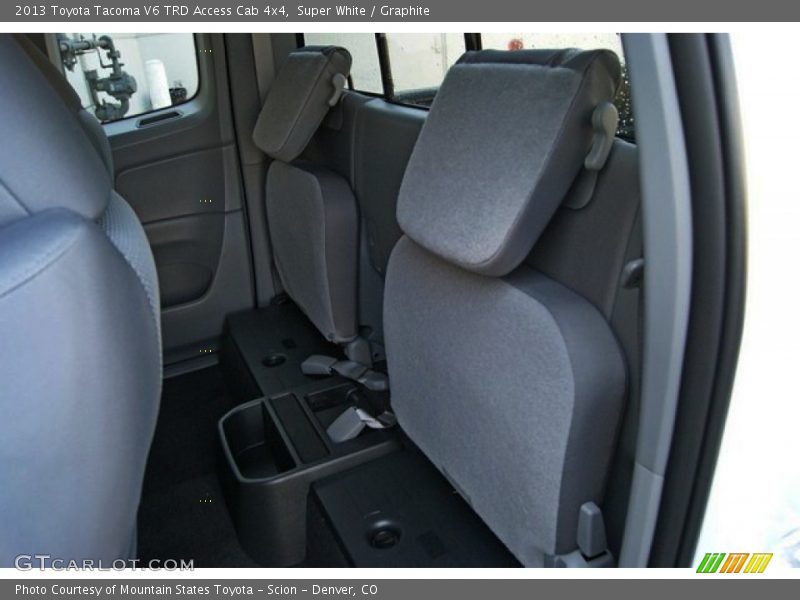 Super White / Graphite 2013 Toyota Tacoma V6 TRD Access Cab 4x4