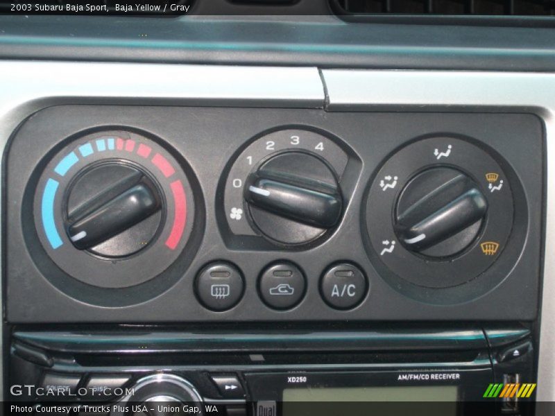 Controls of 2003 Baja Sport