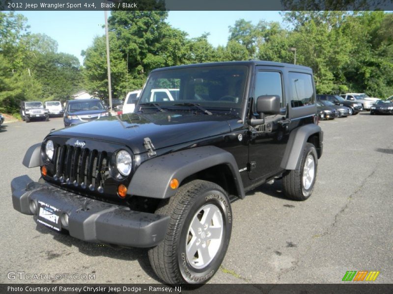 Black / Black 2012 Jeep Wrangler Sport 4x4