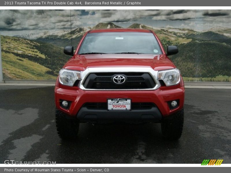 Barcelona Red Metallic / Graphite 2013 Toyota Tacoma TX Pro Double Cab 4x4