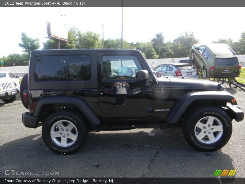 Black / Black 2012 Jeep Wrangler Sport 4x4