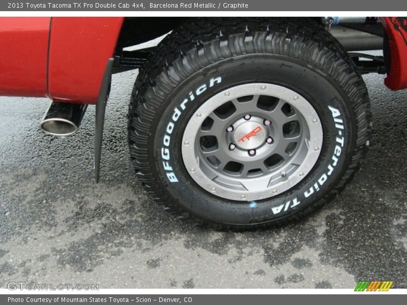 Barcelona Red Metallic / Graphite 2013 Toyota Tacoma TX Pro Double Cab 4x4