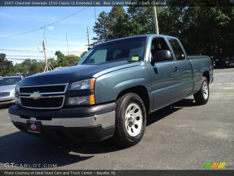 Blue Granite Metallic / Dark Charcoal 2007 Chevrolet Silverado 1500 Classic LS Extended Cab