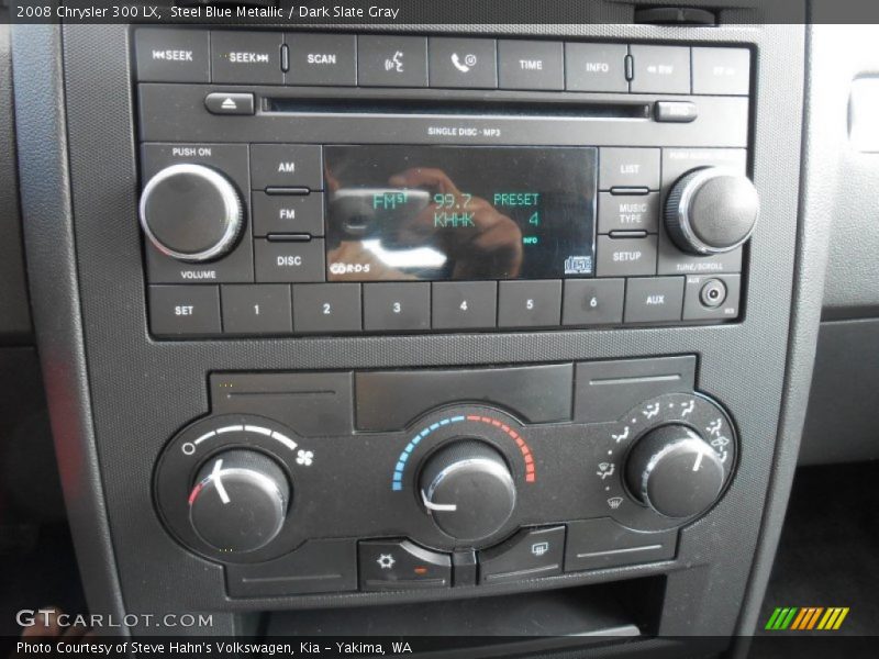 Steel Blue Metallic / Dark Slate Gray 2008 Chrysler 300 LX