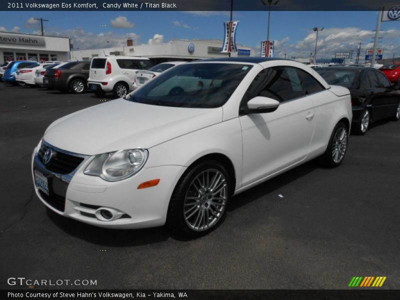 Candy White / Titan Black 2011 Volkswagen Eos Komfort