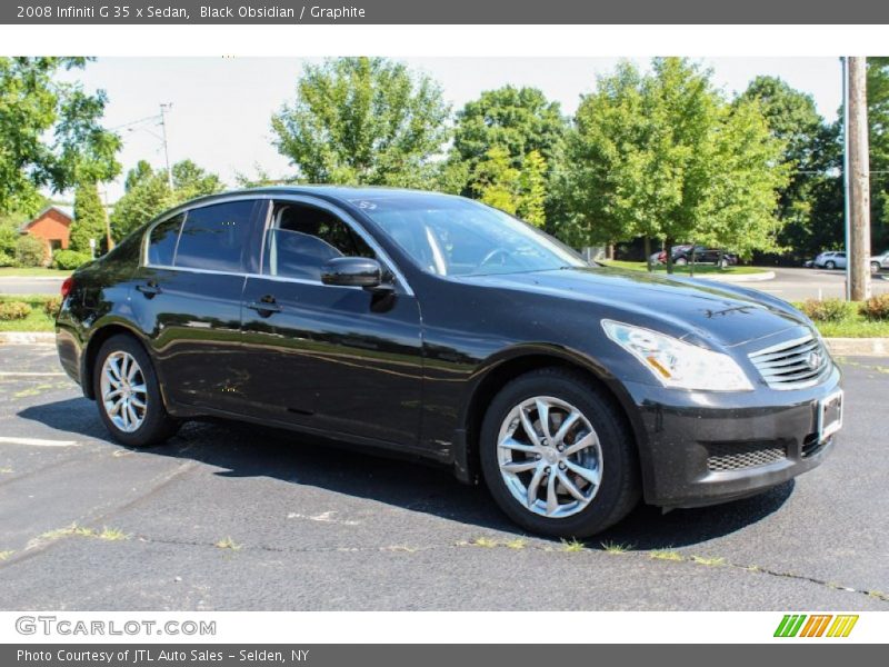 Black Obsidian / Graphite 2008 Infiniti G 35 x Sedan