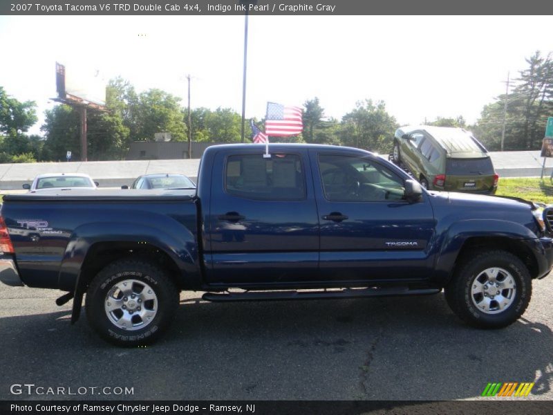 Indigo Ink Pearl / Graphite Gray 2007 Toyota Tacoma V6 TRD Double Cab 4x4