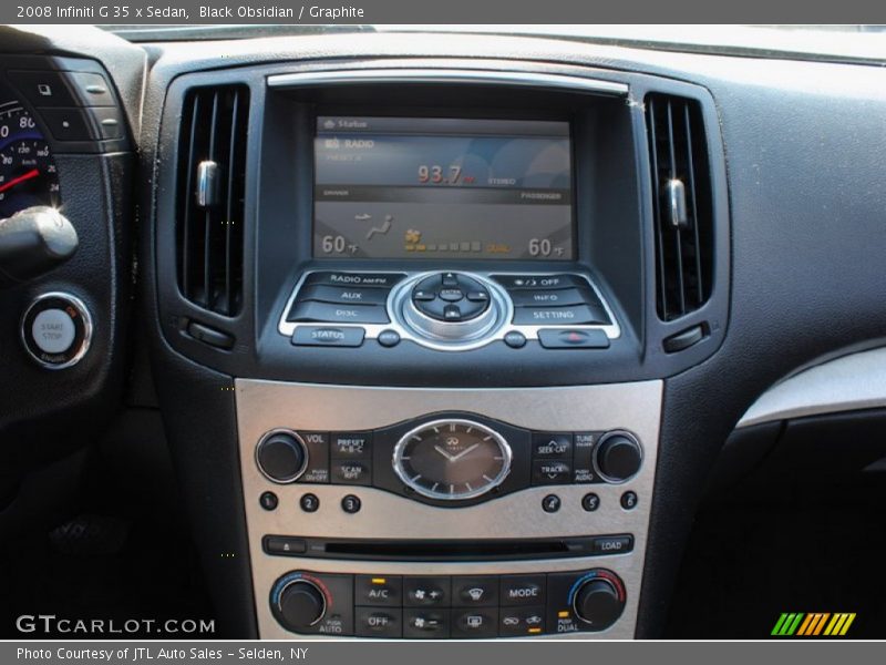 Black Obsidian / Graphite 2008 Infiniti G 35 x Sedan