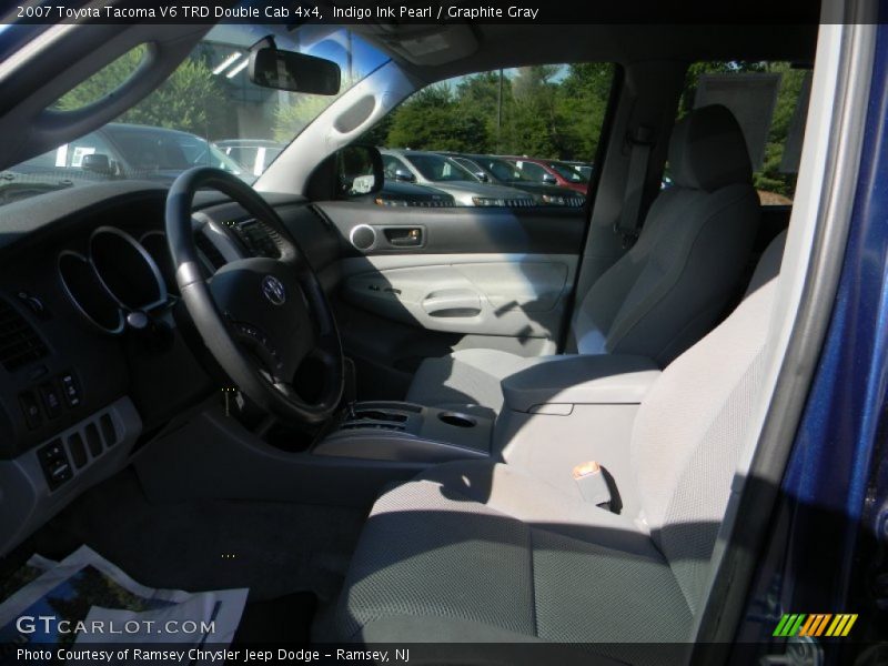 Indigo Ink Pearl / Graphite Gray 2007 Toyota Tacoma V6 TRD Double Cab 4x4
