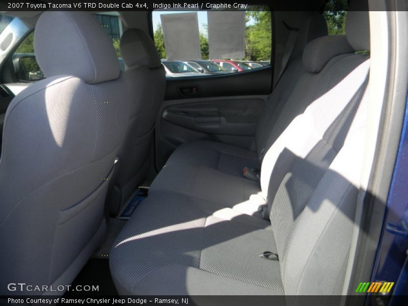 Indigo Ink Pearl / Graphite Gray 2007 Toyota Tacoma V6 TRD Double Cab 4x4