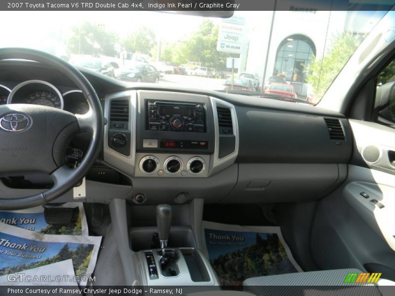 Indigo Ink Pearl / Graphite Gray 2007 Toyota Tacoma V6 TRD Double Cab 4x4