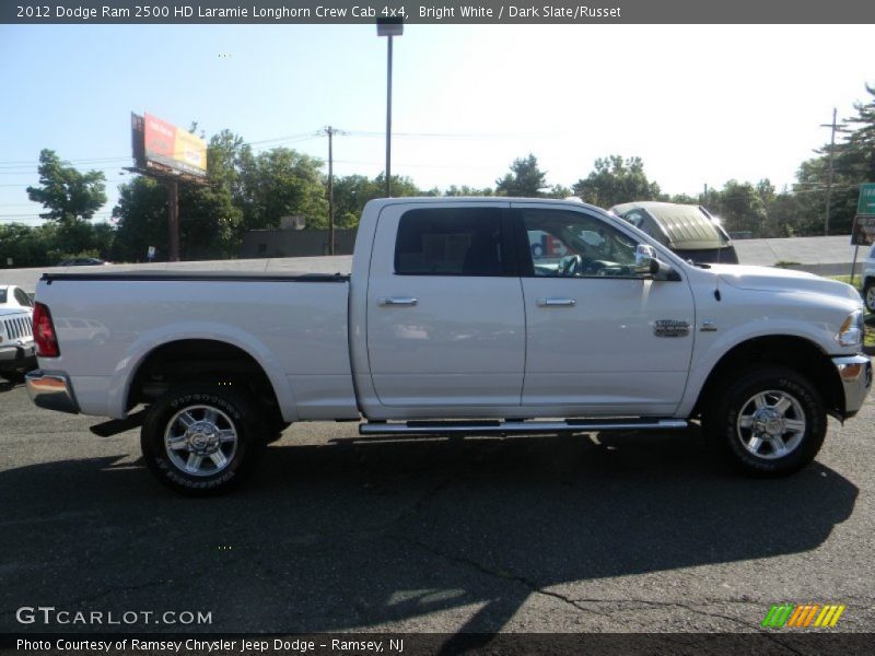 Bright White / Dark Slate/Russet 2012 Dodge Ram 2500 HD Laramie Longhorn Crew Cab 4x4