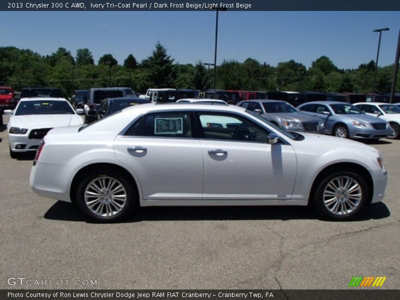 Ivory Tri-Coat Pearl / Dark Frost Beige/Light Frost Beige 2013 Chrysler 300 C AWD