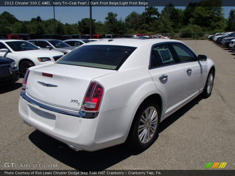 Ivory Tri-Coat Pearl / Dark Frost Beige/Light Frost Beige 2013 Chrysler 300 C AWD