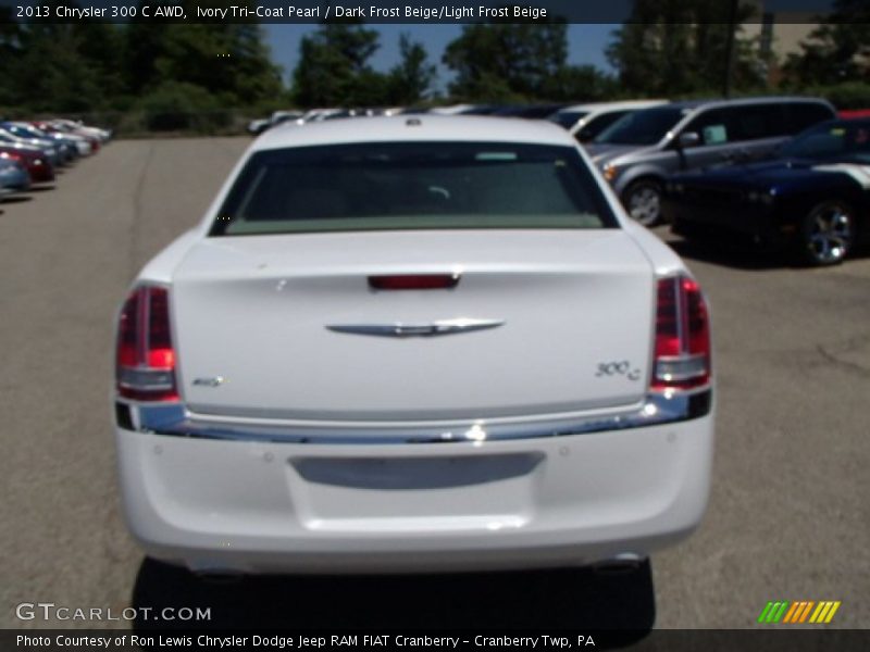 Ivory Tri-Coat Pearl / Dark Frost Beige/Light Frost Beige 2013 Chrysler 300 C AWD