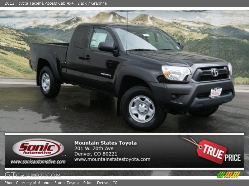 Black / Graphite 2013 Toyota Tacoma Access Cab 4x4