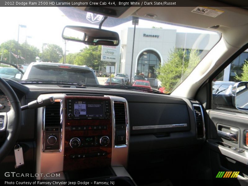 Bright White / Dark Slate/Russet 2012 Dodge Ram 2500 HD Laramie Longhorn Crew Cab 4x4