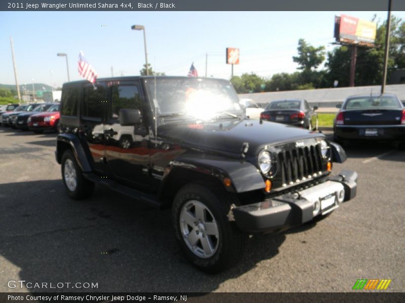 Black / Black 2011 Jeep Wrangler Unlimited Sahara 4x4
